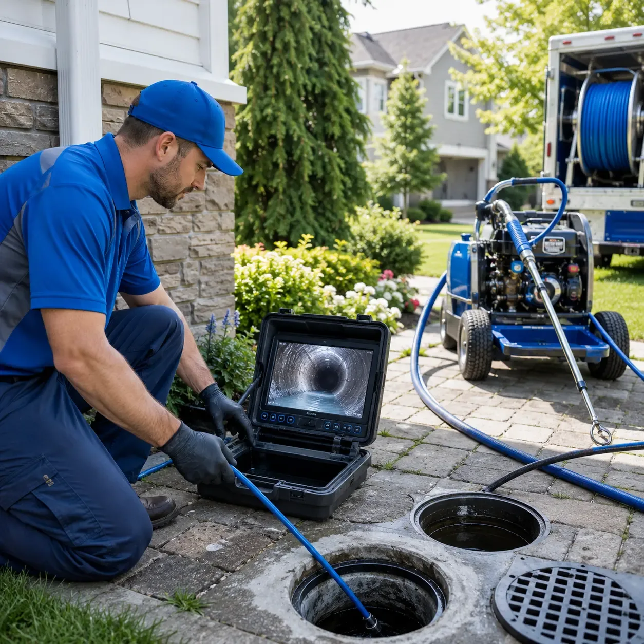 Outdoor drain cleaning professionals serving Kimberly, WI